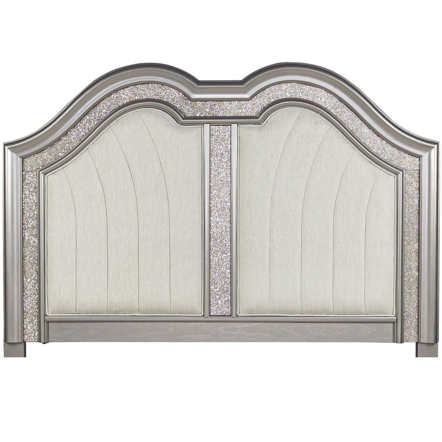 Elegant Bed With Built In Footboard Bench, USB
