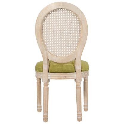 French Country Dining Chairs & Round Back (Set of 2)