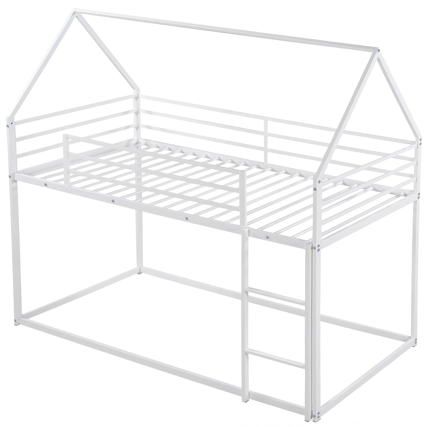 House Bunk Bed With Built In Ladder