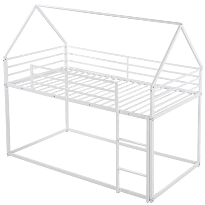 House Bunk Bed With Built In Ladder