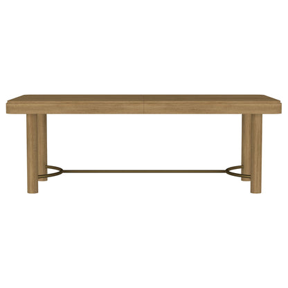 Benson - Extension Leaf Dining Table With Trestle Base - Sand