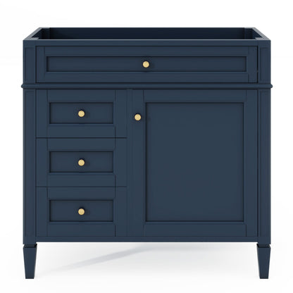 Bathroom Vanity With 2 Drawers And Tip-Out Drawer, Storage Cabinet