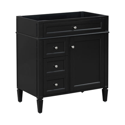 Bathroom Vanity With 2 Drawers And Tip-Out Drawer, Storage Cabinet