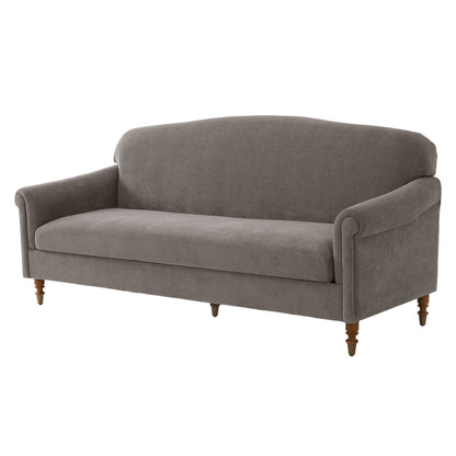 Loveseat Sofa, 2 Seater Couch With Rolled Arms