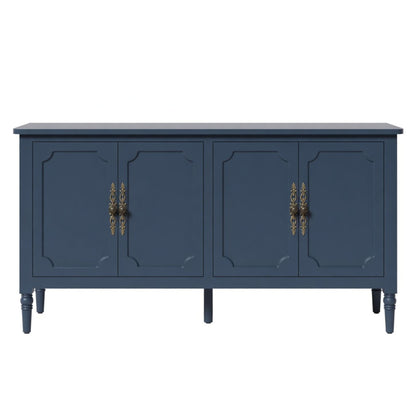 Vintage Buffet Cabinet With Adjustable Shelves