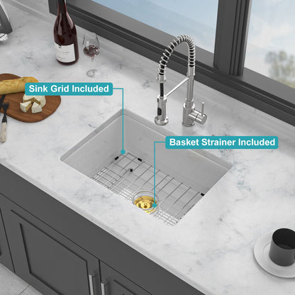 Rectangular Deep Single Bowl Kitchen Sink