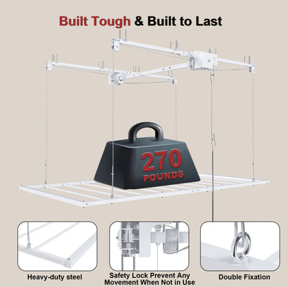Overhead Garage Storage Rack For Ceilings