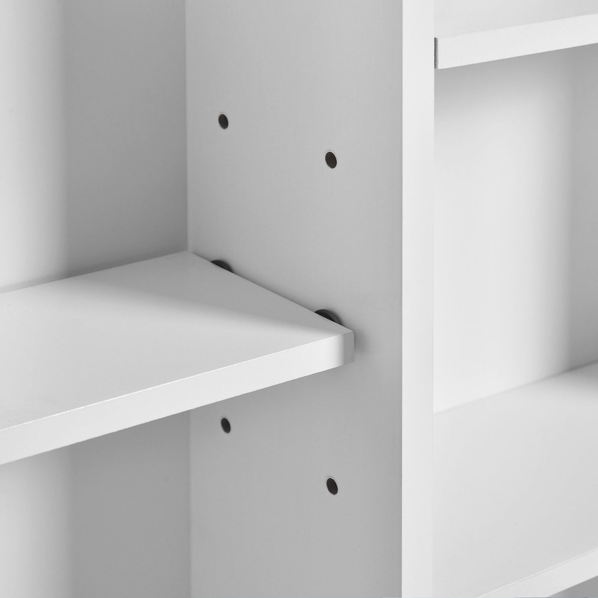 Wall Mounted Bathroom Medicine Cabinet With Mirror And Adjustable Storage With Soft Close Hinges