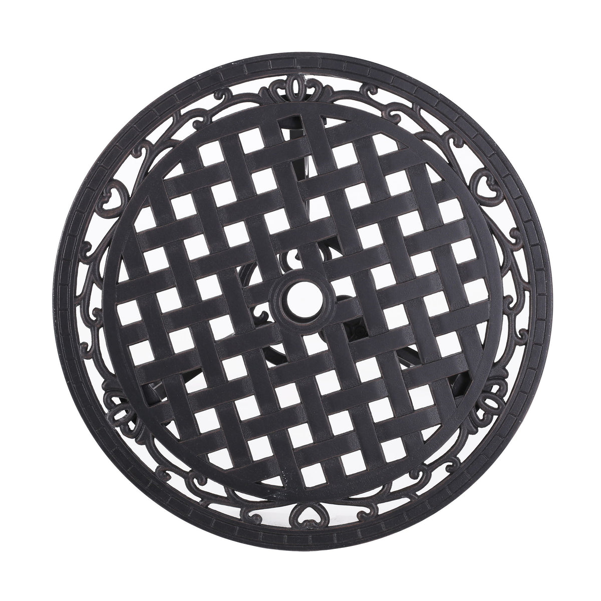Bono Metal Bistro Set - Black