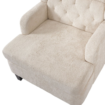 Modern Tufted Upholstered Accent Chair For Living Room