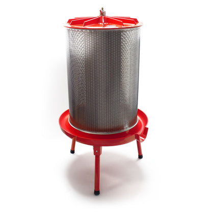 Hydraulic Fruit Wine Press With Apple Crusher, Water-Powered Cider Wine Press - Green