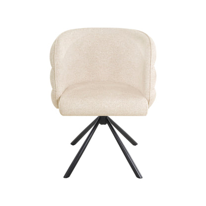 270 Degree Swivel Upholstered Desk Chairs (Set of 2)