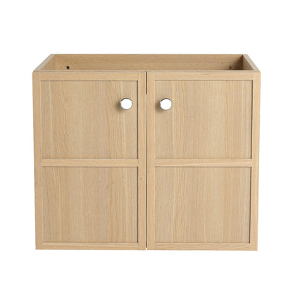 Modern Wall Mounted Bathroom Vanity With Soft Closing Doors