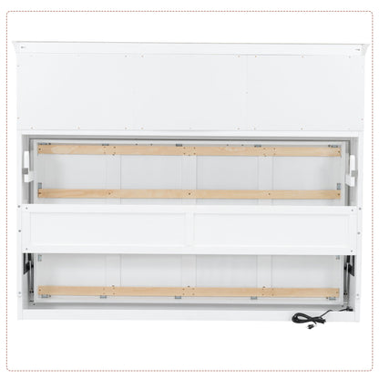 Murphy Bed With Charging Station And Drawer