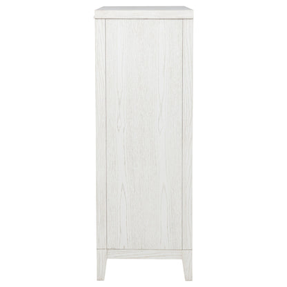 Inverness - 5 Drawer Bedroom Chest - White