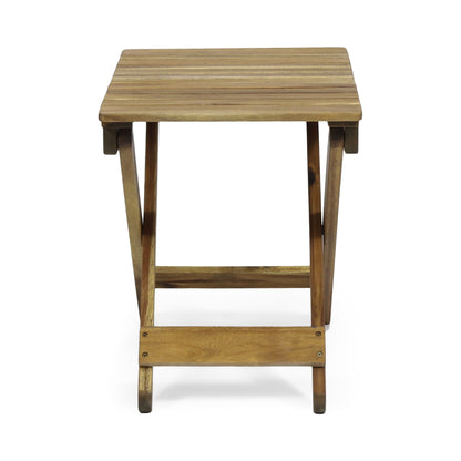 Outdoor Folding Wooden Side Table