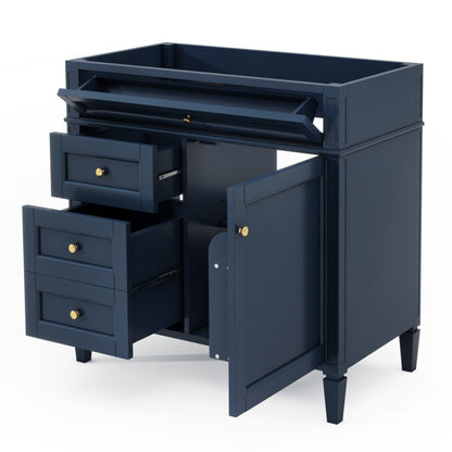 Bathroom Vanity With 2 Drawers And Tip-Out Drawer, Storage Cabinet