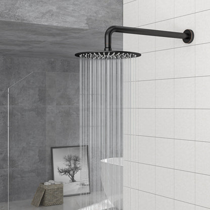 Oil Rubbed Bronze 16" Shower Arm With Flange, Stainless Steel, For Rain Shower Heads - Oil-Rubbed Bronze