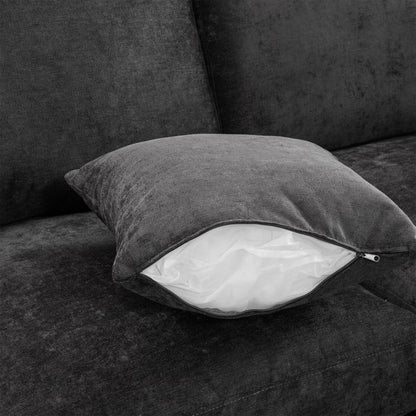 Sectional Sofa Modular U-Shaped With Ottoman & USB Ports