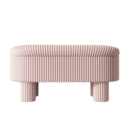 Storage Ottoman Upholstered Bench With Lift Top Storage For Bedroom