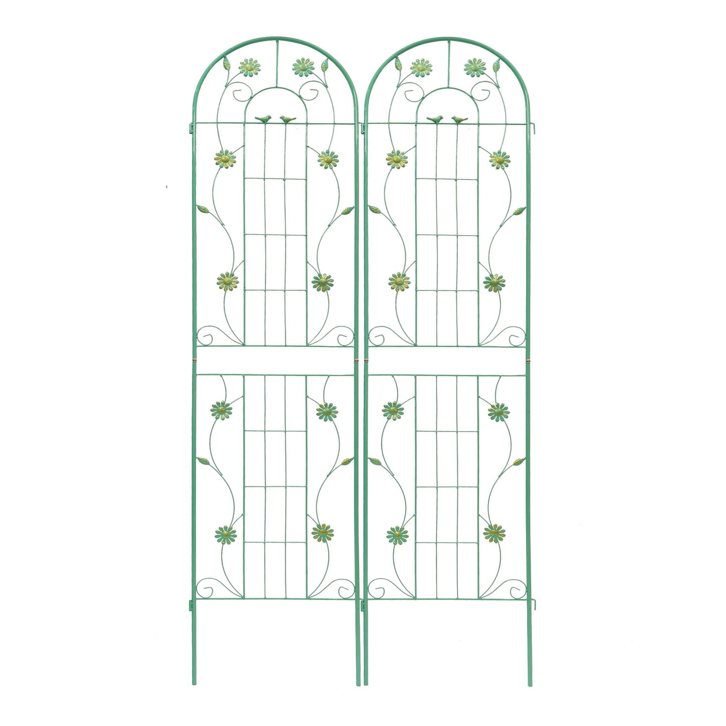 Metal Garden Trellis Rustproof Trellis For Climbing Plant Outdoor Flower Support