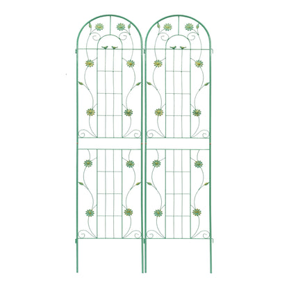 Metal Garden Trellis Rustproof Trellis For Climbing Plant Outdoor Flower Support