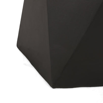 Side Table With Geometric Design