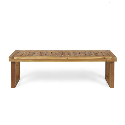 Outdoor Dining Set - Sandblast Natural Finish