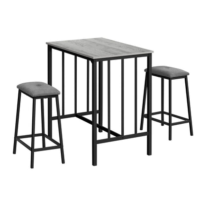 3 Pieces Dining Set, Counter Height, Rectangular, Small, Contemporary & Modern