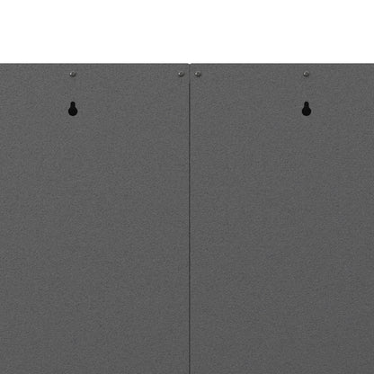 Metal Wall Mounted Tool Storage Cabinet With Locking Door, 1 Shelf & 1 Drawer