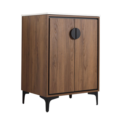 Modern Bathroom Vanity With Top Sink, Engineered Wood Storage Cabinet