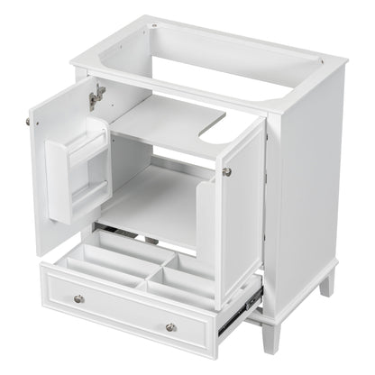 Modern Bathroom Vanity Base Only With Doors And Drawer