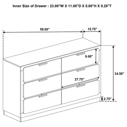 Sophia - 4 Piece Bedroom Set