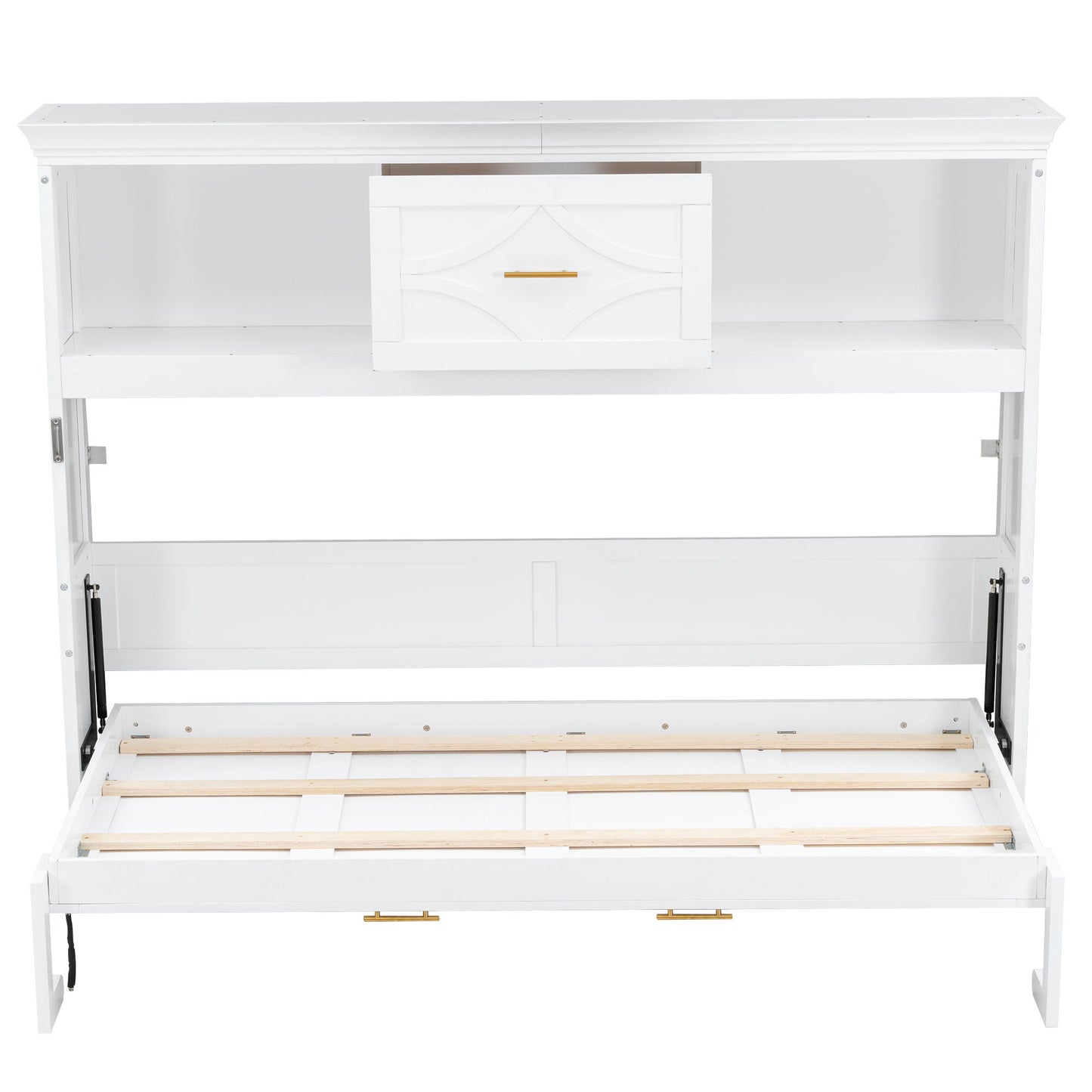 Murphy Bed With Charging Station And Drawer