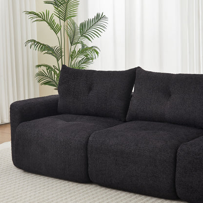 3 Seater With Thickened Armrests Sofa For Living Room