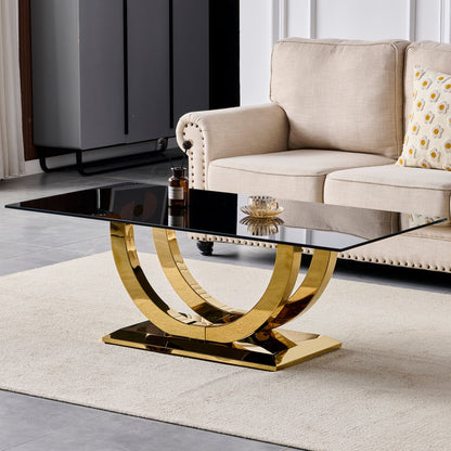 Rectangular Coffee Table With Base