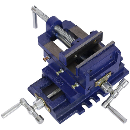 Industrial Quality Cross Slide Vise, Drill Press Metal Milling 2 Way X - Y