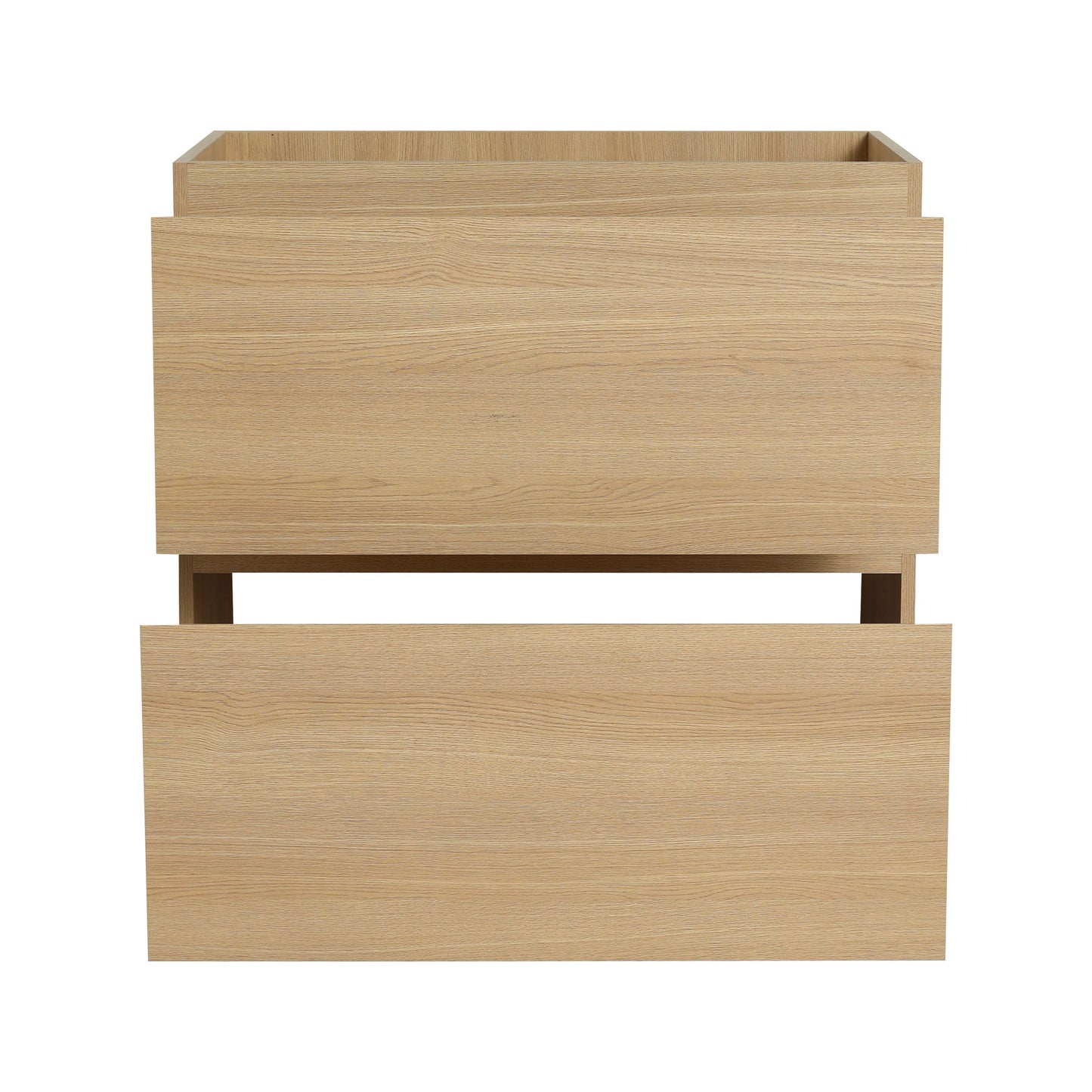 Modern Freestanding Bathroom Vanity Cabinet With Double Drawer
