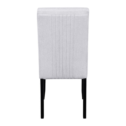 5 Piece Round Dining Table Set, Modern Dining Table And 4 Upholstered Chairs For Dining Room