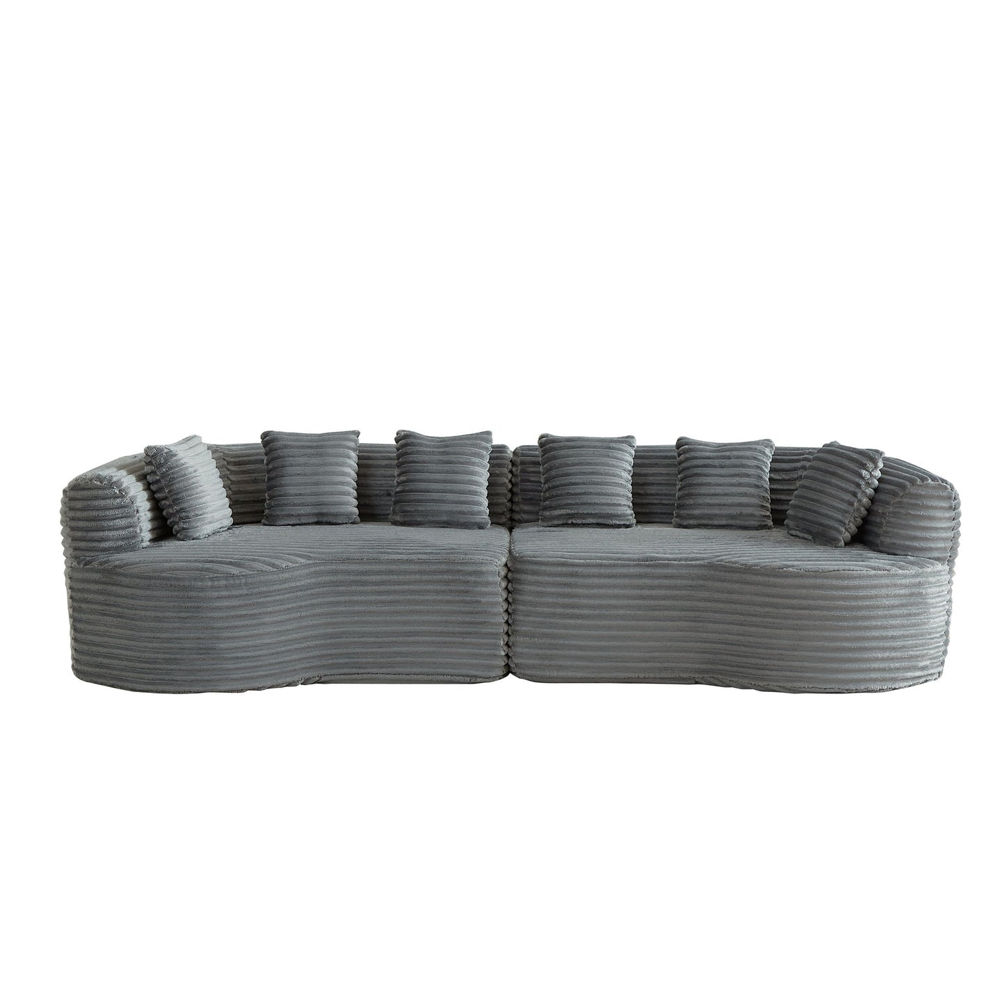 Sectional Sofa, Oversized 4 Seater With Deep Seat Design
