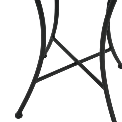 Lambert - Outdoor Chat Set - Black / Red