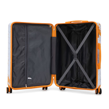 Luggage With Combination Lock, Lightweight Carry-On Suitcase