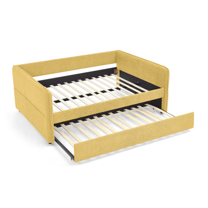 Upholstered Daybed With Pop Up Trundle