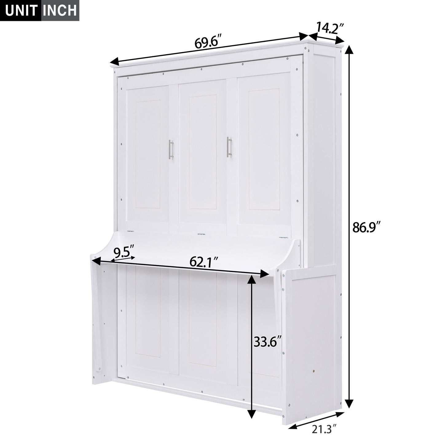 Murphy Bed With Shelf