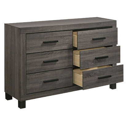 1 Piece Dresser Bar Handle Bedroom Furniture - Gray