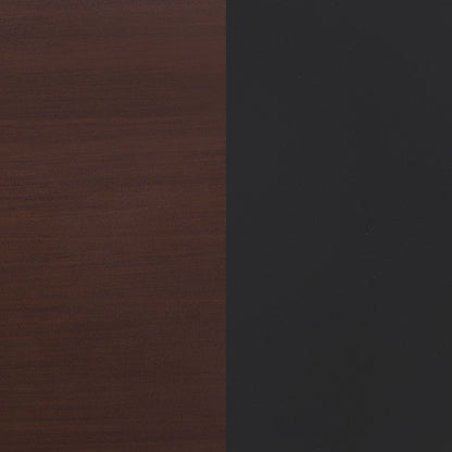 Tova - 2 Drawer Side Table With Shelf - Dark Brown