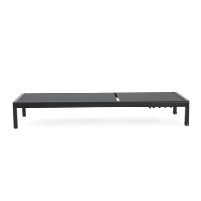 Outdoor Patio Chaise Lounge With 5 Reclining Positions