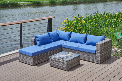 Patio Sofa With Cushions