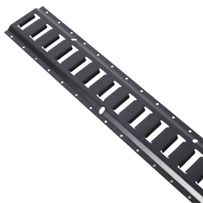 Heavy Duty E Track Tie-Down Rail Kit With O-Ring Anchors And Rope Tie Offs