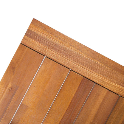 Outdoor Sandblast Finish Acacia Wood Dining Table